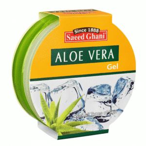 Saeed Ghani Aloe Vera Crystal Gel 180gm – soothing and hydrating gel for soft, refreshed, and healthy skin available at Gardezi Mart.