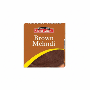 Saeed Ghani Brown Mehndi 10gm pack for natural brown hair color and shine