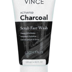 Vince Charcoal Scrub Face Wash 120ml – Deep Cleansing & Exfoliating Facial Cleanser