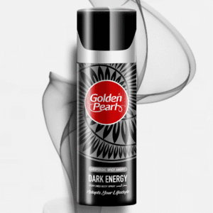 Golden Pearl Dark Energy Body Spray available at Gardezi Mart for long-lasting freshness and fragrance.