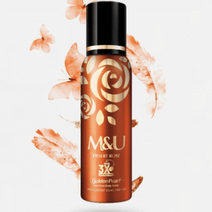 Golden Pearl Desert Rose Gas Free Body Spray available at Gardezi Mart for long-lasting freshness and fragrance.