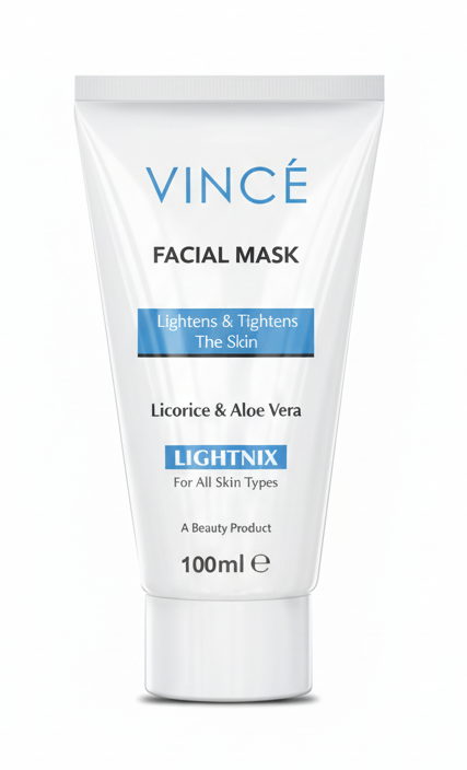 Vince Facial Mask 100ml – Deep Cleansing & Skin Revitalizing Face Mask