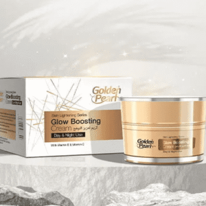 Golden Pearl Glow Boosting Cream available at Gardezi Mart for radiant, nourished, and glowing skin.