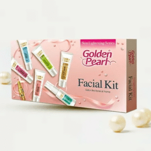 Golden Pearl Glowing Facial Trial Kit available at Gardezi Mart for radiant, refreshed, and nourished skin.