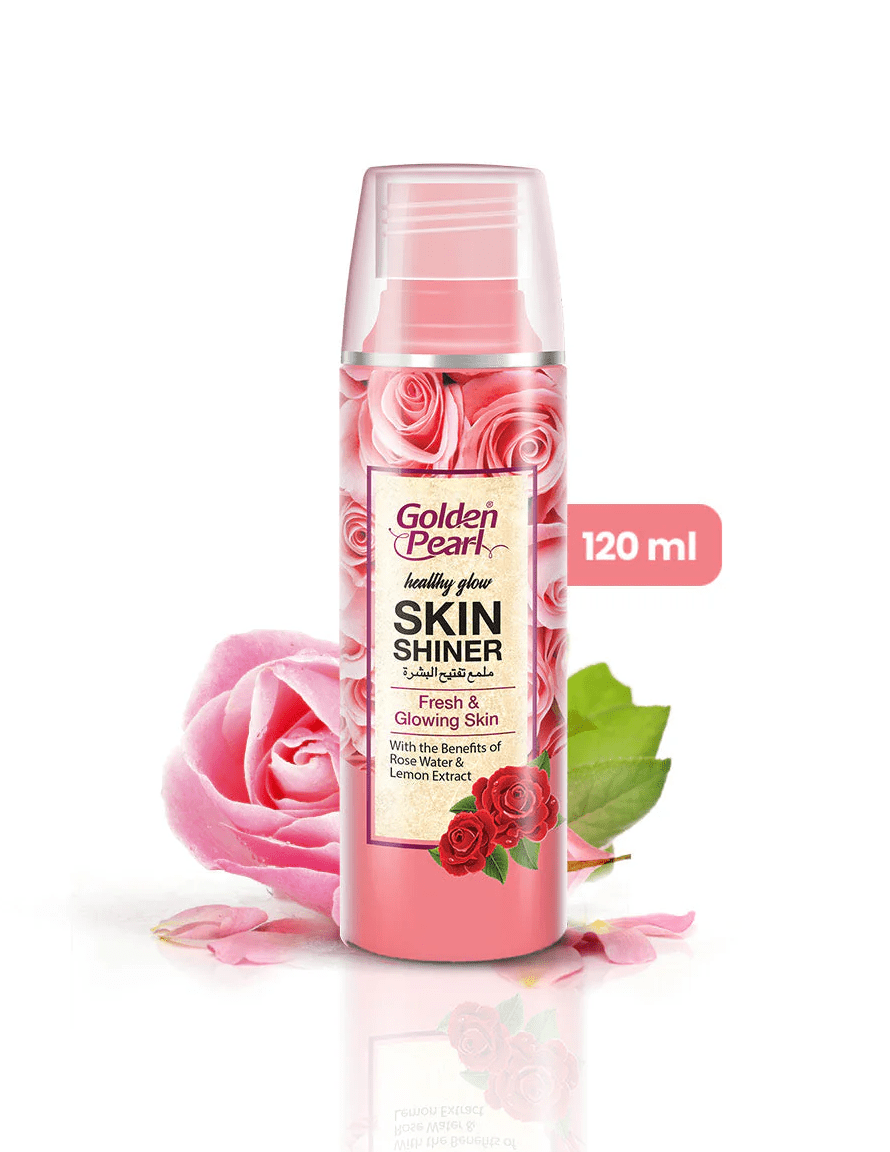 Golden Pearl Glowing Skin Shiner 120ml available at Gardezi Mart for radiant, smooth, and nourished skin.