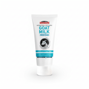 Saeed Ghani Goat Milk Facewash 100ml nourishing and gentle face wash for soft, smooth, and refreshed skin available at Gardezi Mart.