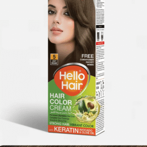 Golden Pearl Hello Hair Hair Color Light Brown 5 available at Gardezi Mart for vibrant and long-lasting hair color.