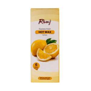 Rivaj Lemon Depilatory Hot Wax – effective hot wax with lemon extract for smooth skin