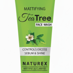 Vince Mattifying Tea Tree Face Wash 120ml – Oil Control & Acne-Fighting Facial Cleanser