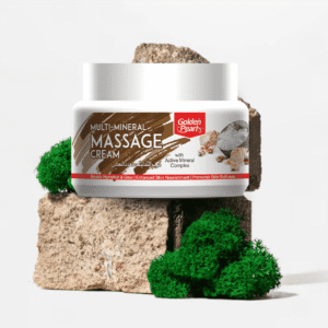 "Golden Pearl Multi Mineral Massage Cream 75ml available at Gardezi Mart for nourished, soft, and healthy skin."