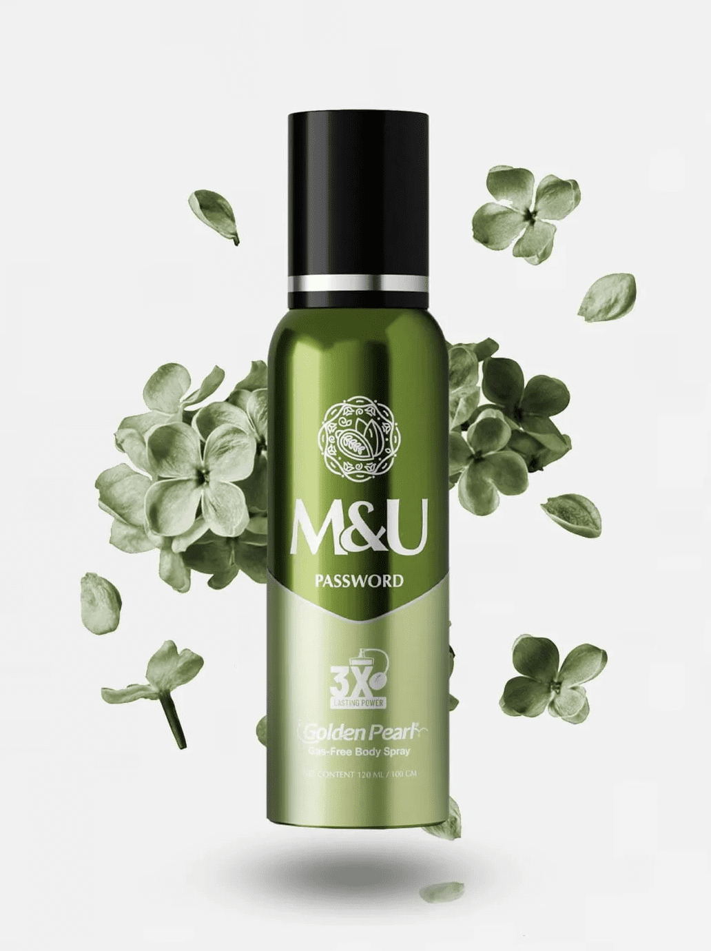 "Golden Pearl Password Gas Free Body Spray available at Gardezi Mart for long-lasting freshness and appealing fragrance."