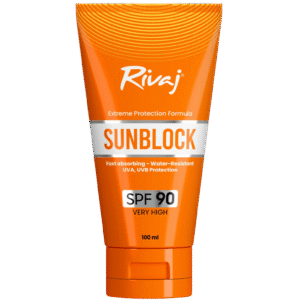 Rivaj SPF 90 Sunblock 100ml – high-protection sunscreen for all skin types