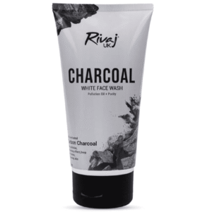 Rivaj Pure White Charcoal Face Wash 150ml – deep cleansing face wash with charcoal for clear, fresh skin