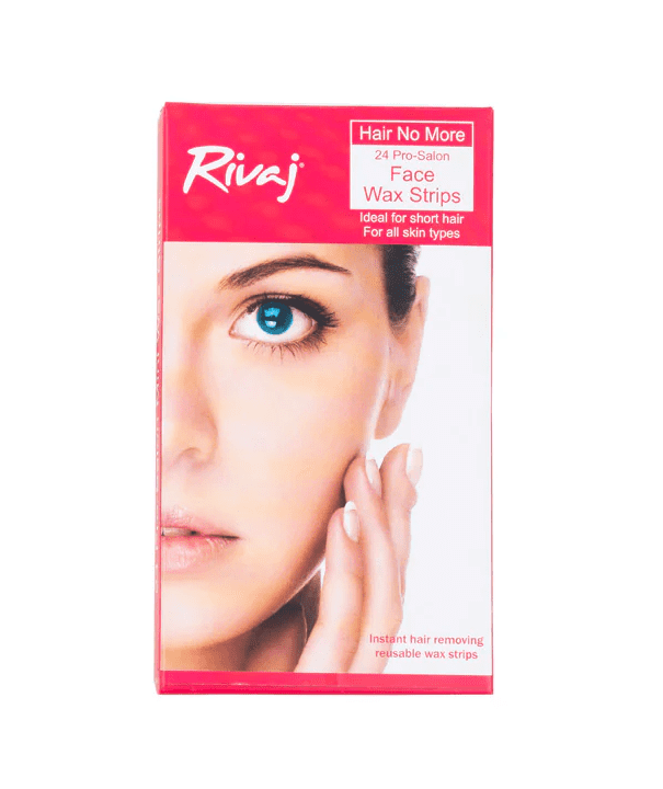 Rivaj So Soft Pro-Salon Face Wax Strips 24’s – gentle and effective facial hair removal