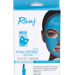 Rivaj Hyaluronic Sheet Mask 3’s – hydrating and nourishing facial sheet mask
