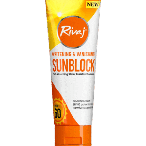 Rivaj SPF 60 Whitening Sun Block 40ml – brightening and protective sunscreen