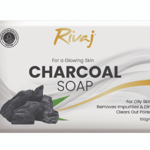 Rivaj Charcoal Soap 100g – deep-cleansing and purifying soap for clear, refreshed skin