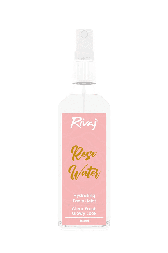 Rivaj Hydrating Facial Mist Rose Water 100ml – refreshing and soothing face mist for glowing skin