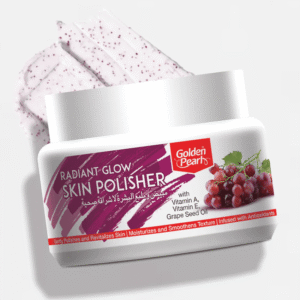 "Golden Pearl Radiant Glow Skin Polish 75ml available at Gardezi Mart for smooth, bright, and glowing skin."