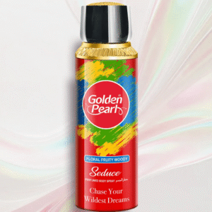 "Golden Pearl Seduce Body Spray available at Gardezi Mart for long-lasting, attractive, and refreshing fragrance."