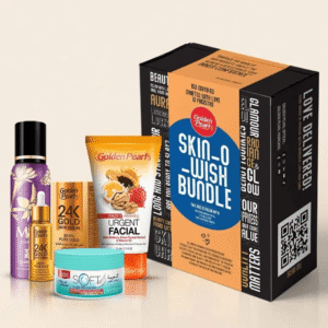 "Golden Pearl Skin-o-Wish Bundle Deal available at Gardezi Mart for complete skincare and glowing results."