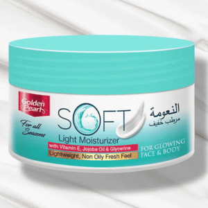 "Golden Pearl Soft Light Moisturizer 75ml available at Gardezi Mart for soft, smooth, and hydrated skin."