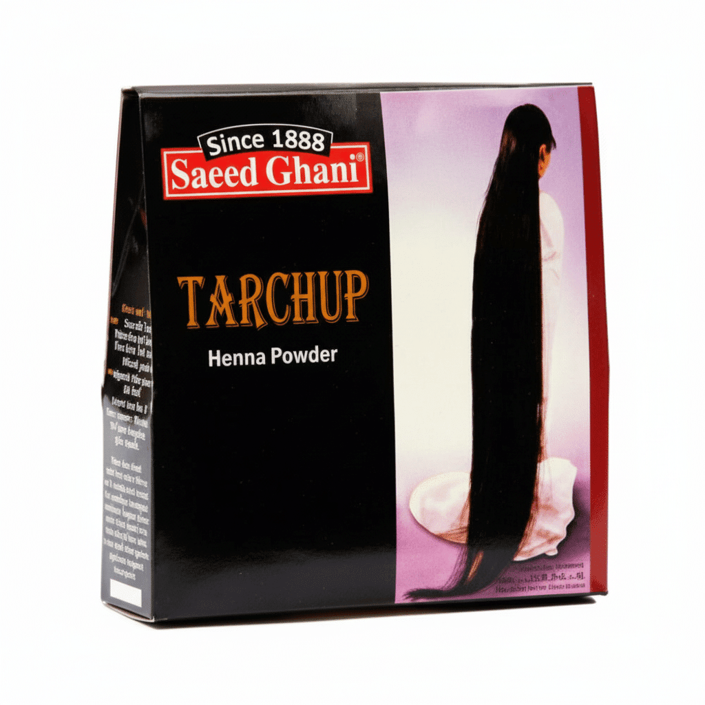 Saeed Ghani Tarchup Hina Box 100gm for natural hair color and nourishment