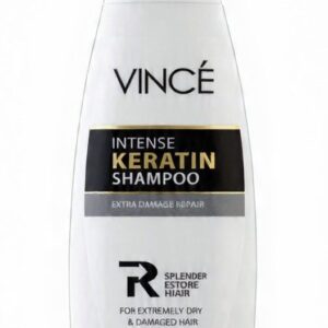 Vince Intense Keratin Shampoo 250ml – Smoothing & Strengthening Hair Care for Frizz-Free Shine