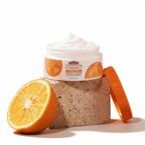 Saeed Ghani Vitamin C Face Cream 60gm – brightening and moisturizing cream for glowing, even-toned skin available at Gardezi Mart.