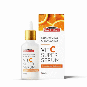 Saeed Ghani Vitamin C Super Serum 30ml bottle for brightening and hydrating skin
