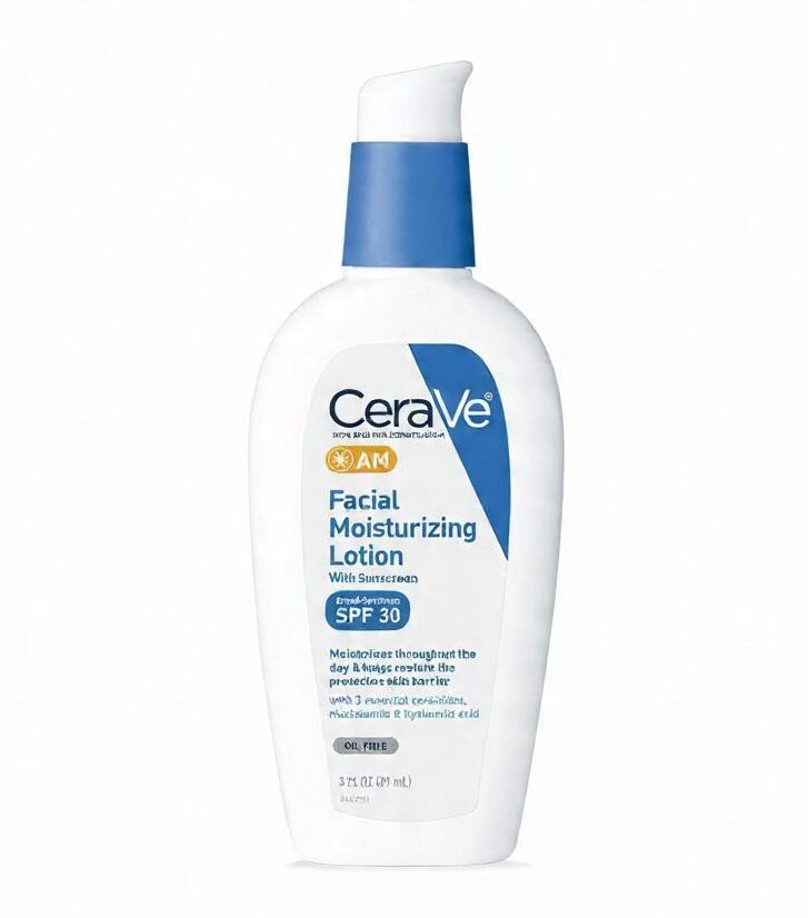 CeraVe AM Facial Moisturizing Lotion SPF 30 – 3oz – Broad-Spectrum Sunscreen with Ceramides and Hyaluronic Acid | Gardezi Mart