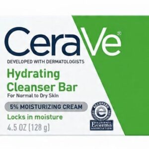 CeraVe Hydrating Cleanser Bar – Gentle Face and Body Cleanser with Ceramides and Hyaluronic Acid