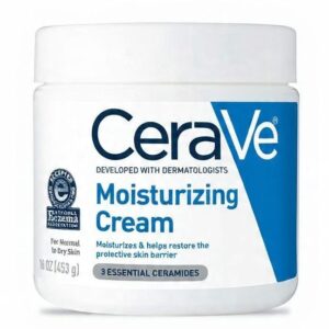 CeraVe Moisturizing Cream – Hydrating Face and Body Cream with Hyaluronic Acid and Ceramides